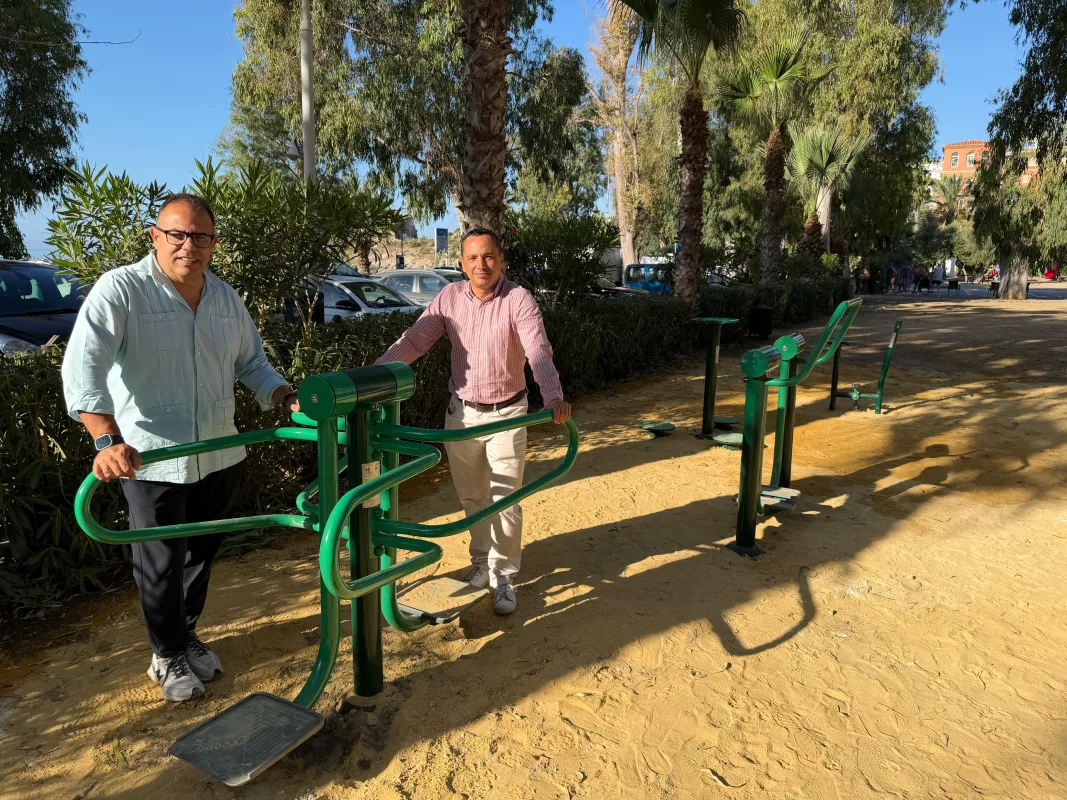 Almuñécar estrena zona biosaludable en el parque El Pozuelo - Costa Directo