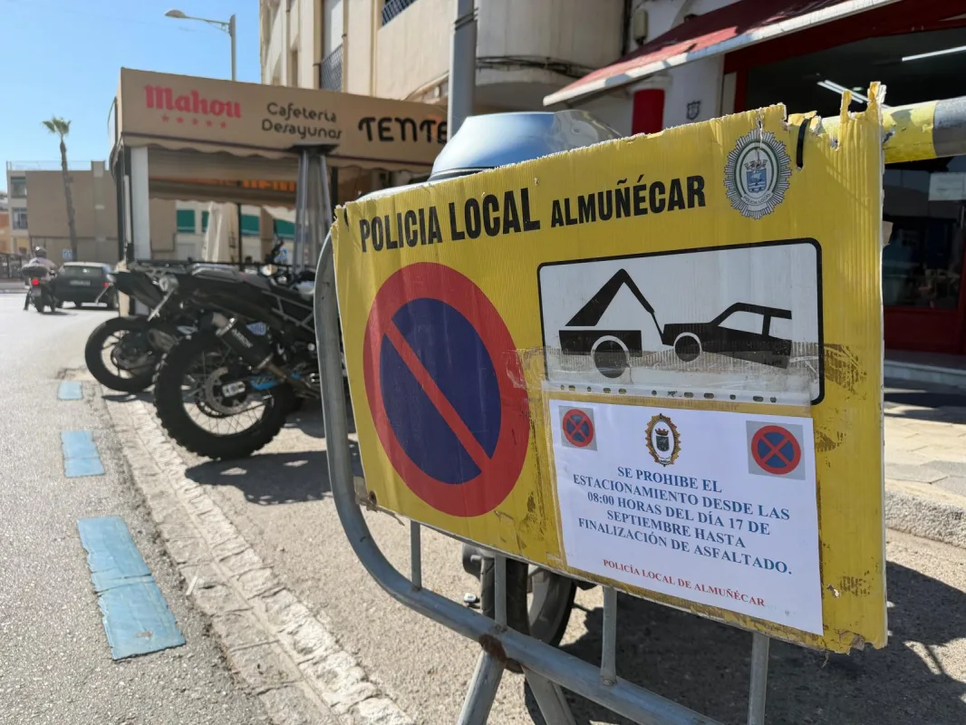 Almuñécar inicia el asfaltado de la avenida Juan Carlos I - Costa Directo