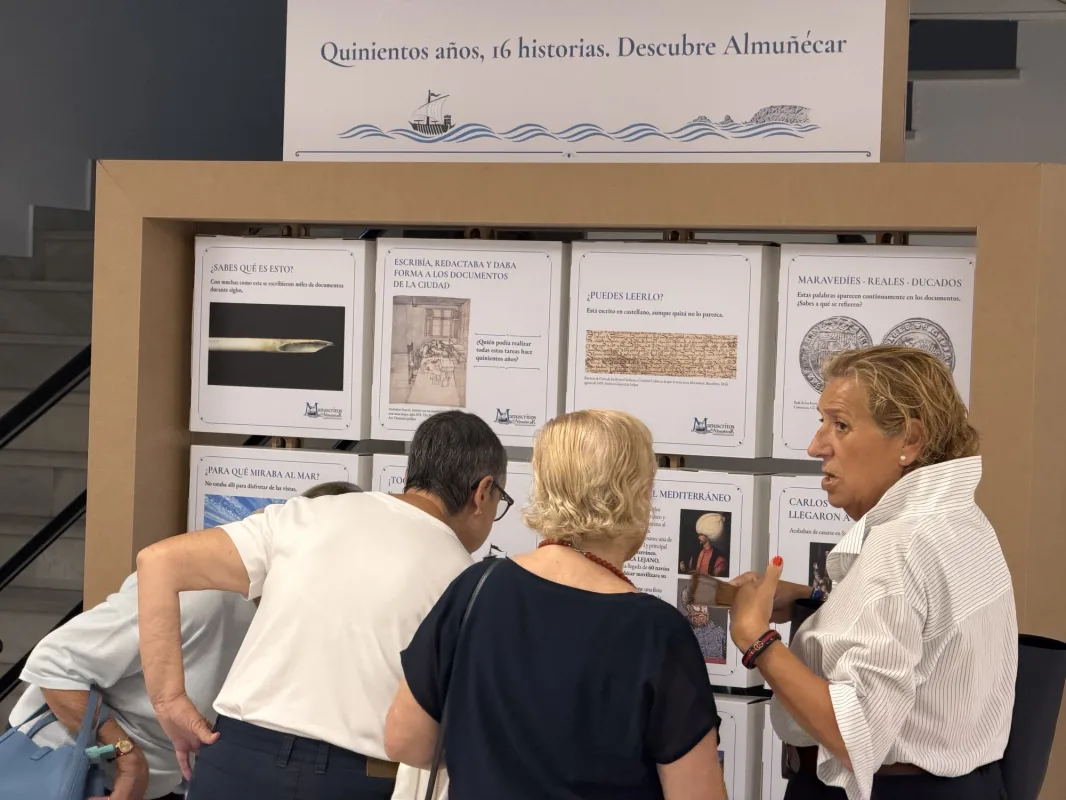 Almuñécar inaugura una exposición con manuscritos históricos de cinco siglos