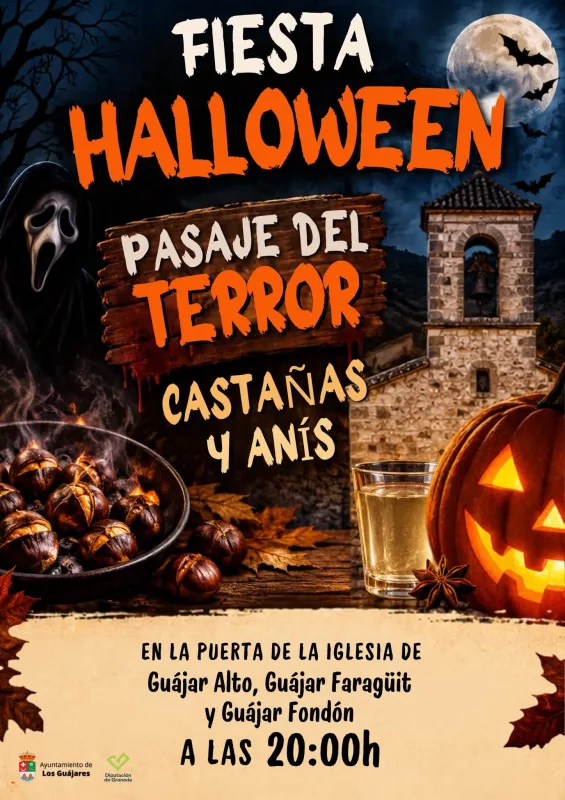 Los Guájares celebrará la noche de Halloween en sus tres núcleos urbanos